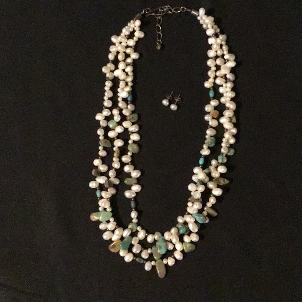 Pearls & Turquoise